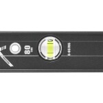 Vodováha hliníková frézovaná, 80 cm / 0°, 45°, 90°, STALCO PERFECT