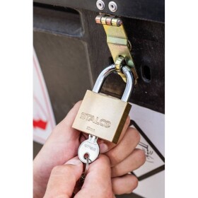 Zámek visací, mosazný A, ø 50 mm, STALCO