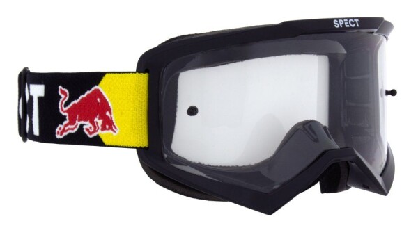 Motokrosové brýle Red Bull Spect Evan-005 černé s čirým sklem - uni