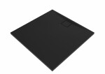 Sprchová vanička čtvercová SAT Vision 90x90 cm litý mramor černá SATSVVI90QC SATSVVI90QC