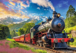 Puzzle Cestování vlakem 1000 dílků