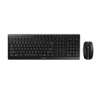 Cherry Stream Desktop černá / Sada klávesnice a myši / Bezdrátová / US layout s EUR symbolem (JD-8500EU-2)
