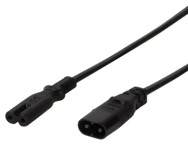 LogiLink C8-C7 černá / Prodlužovací kabel / 2 m / 0,75 mm2 / max. 2,5 A (CP129)