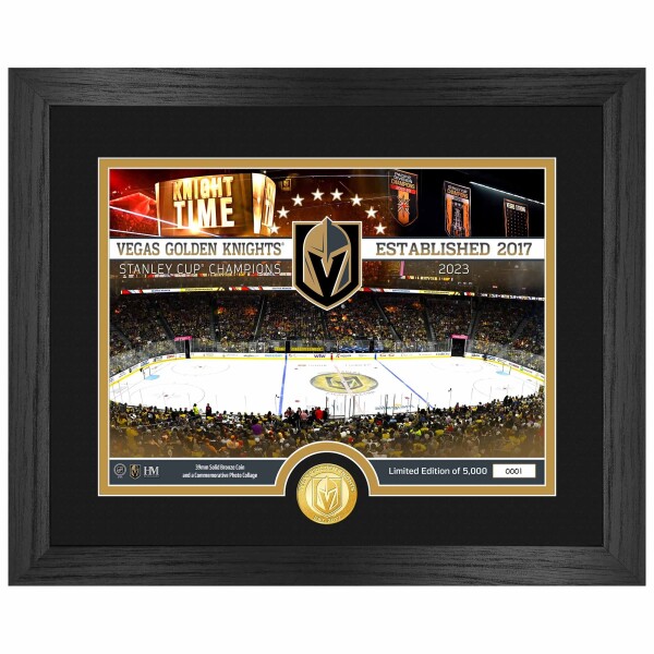 Obraz Vegas Golden Knights NHL 1-Time Stanley Cup Champions Bronze Coin