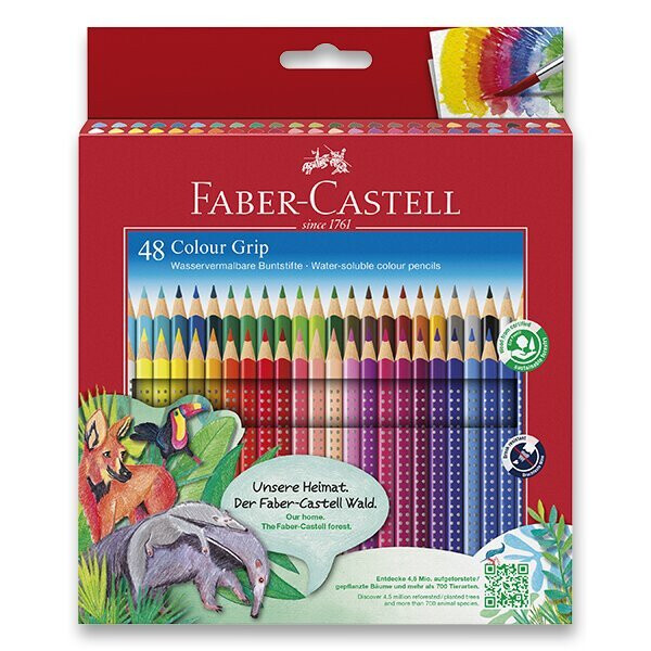 Faber - Castell Pastelky trojhranné Grip 2001 48 ks