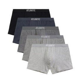 Pánské boxerky 5 pack 011 mix - Atlantic vícebarevná L