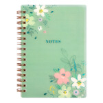 Zelený blok s květinami A6 - Albi