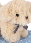 Konges Sløjd Hračka mazlíček v přepravce Cat / Bunny / Dog Bunny, krémová barva, plast, textil