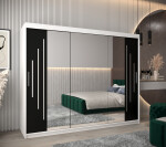 Šatní skříň Abi Y2 Barva korpusu: Bílá, Rozměry: 120 cm, Dveře: Dub artisan