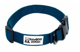 Bamboo Zoom Obojek pro psy modrá - velikost L (BAM-170214)