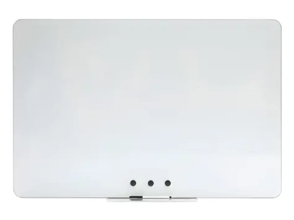 2x3 Qboard bílá / Magnetická tabule / bezrámová / 150 × 97 cm / lesklý povrch