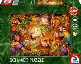 SCHMIDT Puzzle Květy, srst a peří