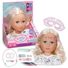 ZAPF CREATION BABY born Stylingová hlava na líčení a účesy
