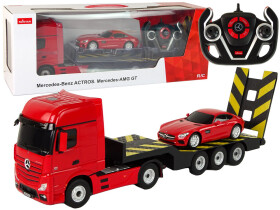 Mamido Nákladní auto Mercedes na dálkové ovládání R/C 1:26 červené