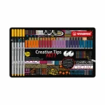 STABILO® Creative Tips - ARTY - 50 ks sada v plechu - URBAN - 10 různých barev (89/50-6-20)