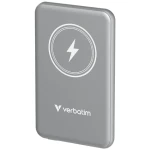 Verbatim Charge 'n' Go Magnetická bezdrátová powerbanka 5000mAh šedá / USB-C / MagSafe / 15-20W (32244)