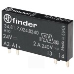 FINDER Vazební člen 38.31.7.024.9024, 1Z/5A/24V DC, 24V DC 383170249024