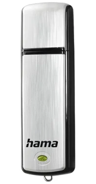 Hama Fancy FlashPen černá/stříbrná / Flash disk / 128 GB / USB 2.0 / 15 MB/s