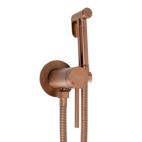 REA - Podomítková bidetová baterie Foss Clif Brush Copper REA-B5845