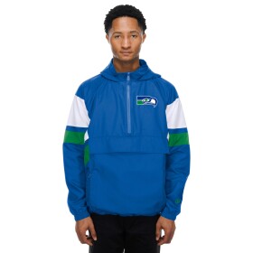 New Era Pánská bunda Seattle Seahawks NFL Quarter Zip Windbreaker Velikost: S