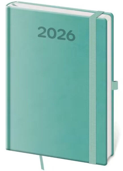 Diář 2026 týdenní A5 Print Pop - světle zelená