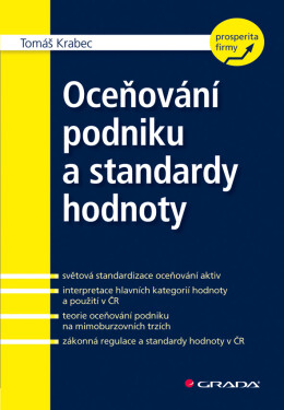Oceňování podniku a standardy hodnoty - Tomáš Krabec