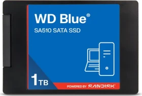 WD Blue SA510 1TB / SSD / 2.5" SATA III / R: 560 MB/s / W: 520 MB/s / TLC / 5 let (WDS100T5B0A-00LMP0)