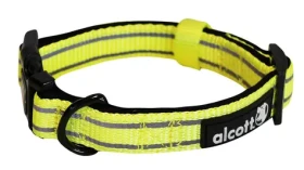 Alcott Reflexní obojek pro psy žlutá - velikost L (AC-01472)