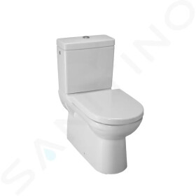 Laufen - Pro WC kombi mísa, 670x360 mm, zadní/spodní odpad, bílá H8249580000001