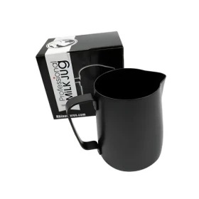 Rhinowares Teflonová konvička na mléko 360 ml černá / Konvička na mléko / Teflonový povrch