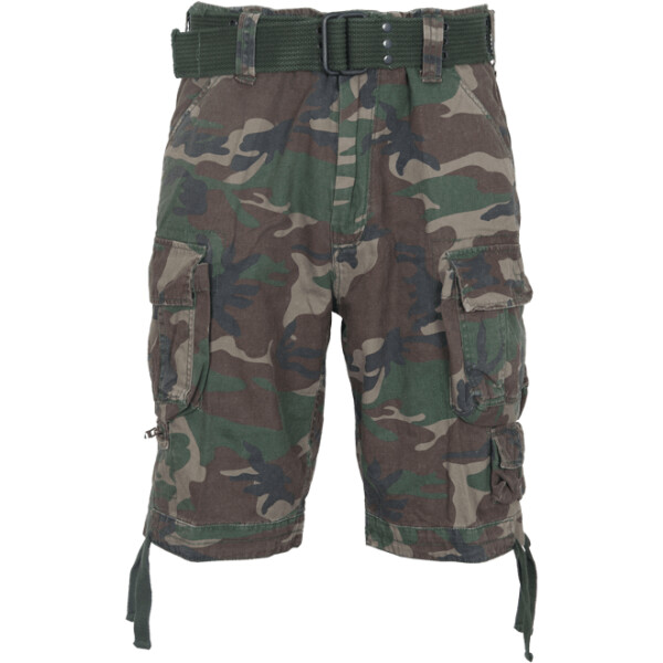 Brandit Kalhoty krátké Savage Vintage Shorts woodland 7XL