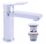 RAV Slezák - COLORADO - Umyvadlová vysoká baterie s výpustí, Chrom, 1/2" CO129.5