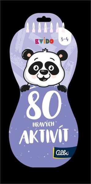 Kvído - 80 chytrých aktivít 3-4 r. SK - Albi