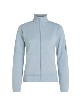 ICEBREAKER Wmns Merino 400 RealFleece Descender LS Zip, Zinc Blue (vzorek) velikost: S