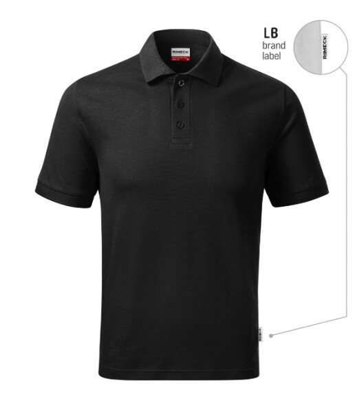Resist Heavy Polo polokošile pánská černá 01 (brand label) 2XL