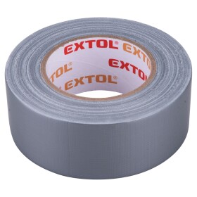 EXTOL PREMIUM 8856312 Páska univerzální DUCT TAPE, 50mm x 50m, 0,18mm, šedá