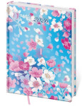 Diář 2026 denní B6 Vario Lyra - Blossom