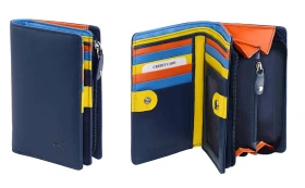 Dámská peněženka BHPC Colorfull combi BH-2968-05 modrá