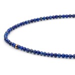 Luxusní náhrdelník s Lapis Lazuli Marcia - stříbro 925/1000, Modrá 40 cm + 3 cm (prodloužení)