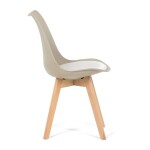 Židle jídelní, cappuccino plast, CT-X7055 CAP