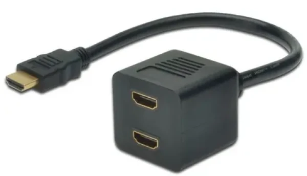MicroConnect Y-splitter HDMI (M) - 2x HDMI (F) černá (MONJK8)
