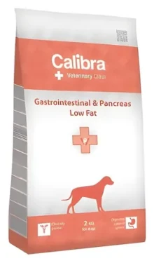 Calibra VD Dog Gastrointestinal Pancreas Low Fat 2 kg / Granule pro psy / Veterinární dieta / Losos / Nízkotučné