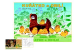 Kuřátko a obilí - Omalovánky A5