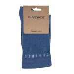 Ponožky FORCE SNAP, modré (barva modrá, velikost L/XL)