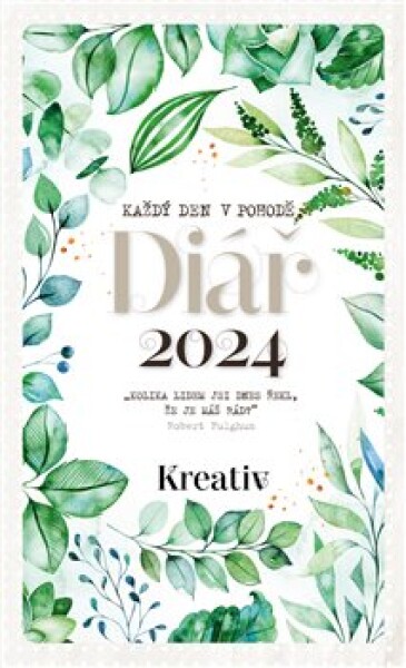 Kreativ Diář 2024 Zelené rostliny