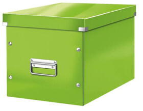 Leitz Click&Store, Čtvercová krabice velikost L (A4), zelená (61080054)