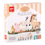 Edukační puzzle Apli - My First Farm, 21 ks, 2+