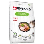 Ontario Cat Hairball 2kg / Granule pro dospělé kočky (213-10125)