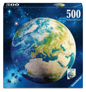 Kruhové puzzle: Planeta Země 500 dílků