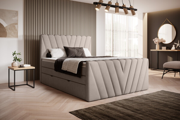 Boxspring Candice Rozměr: 160 x 200 cm, látka: Poco 7
